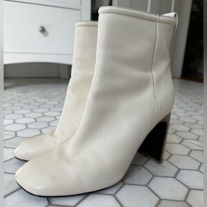 Rag & Bone Ellis White Ankle Boots